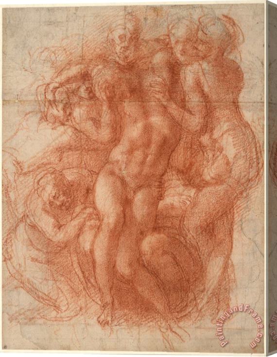Michelangelo Buonarroti Lamentation Stretched Canvas Print / Canvas Art
