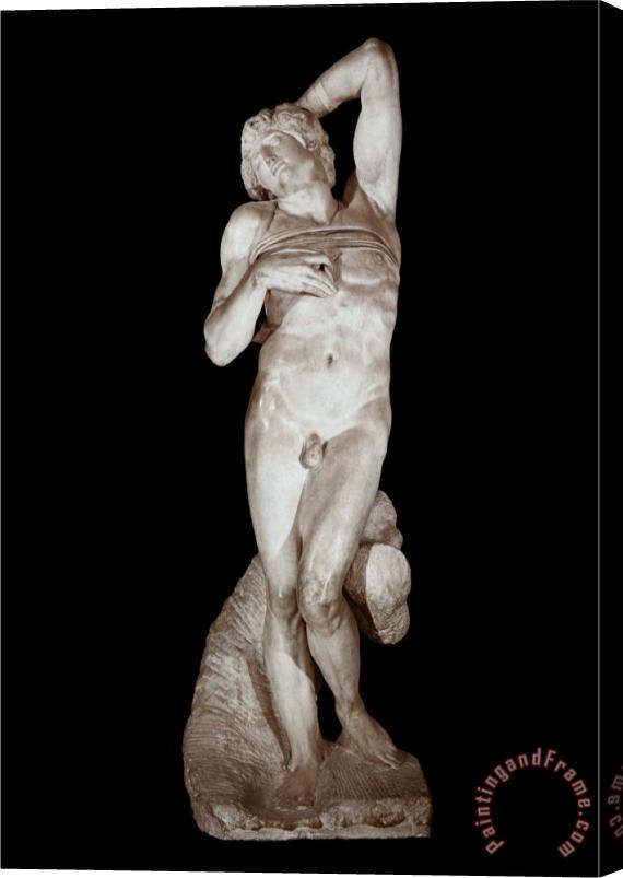 Michelangelo Buonarroti Michelangelo Dying Slave Stretched Canvas Print / Canvas Art