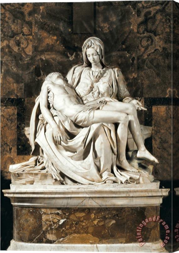 Michelangelo Buonarroti Michelangelo Pieta Stretched Canvas Painting / Canvas Art
