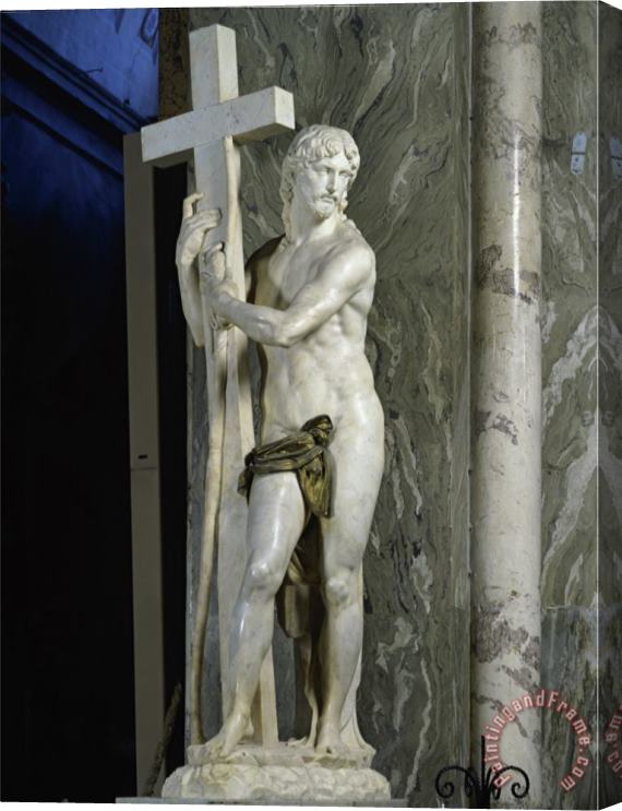 Michelangelo Buonarroti Risen Christ Stretched Canvas Painting / Canvas Art
