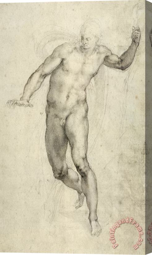 Michelangelo Buonarroti Study For The Last Judgement Stretched Canvas Print / Canvas Art