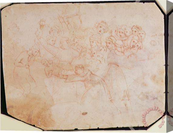 Michelangelo Buonarroti Study for The Massacre of The Innocents Stretched Canvas Print / Canvas Art