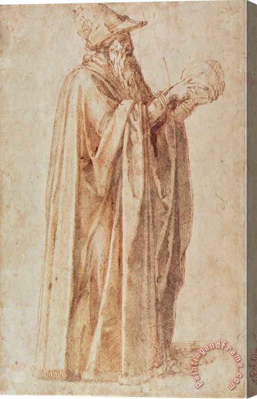 Michelangelo Buonarroti Study of a Man Stretched Canvas Print / Canvas Art