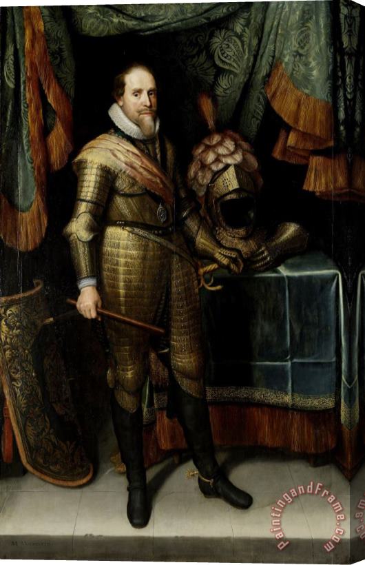 Michiel Jansz. Van Mierevelt Portrait of Maurice, Prince of Orange Stretched Canvas Painting / Canvas Art