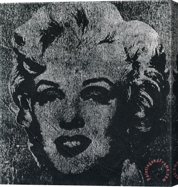 Mike Bidlo Not Warhol (one Silver Marilyn, 1962) Stretched Canvas Painting / Canvas Art