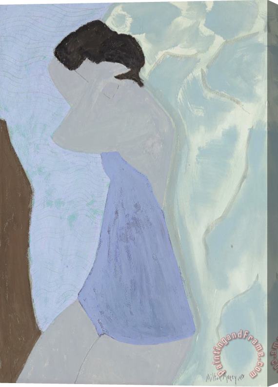 Milton Avery Bather, 1952 Stretched Canvas Painting / Canvas Art