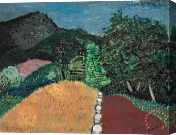 Milton Avery Country Road Stretched Canvas Print / Canvas Art