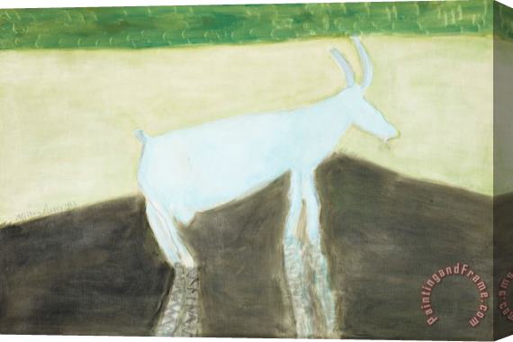 Milton Avery Goat Wading, 1962 Stretched Canvas Print / Canvas Art