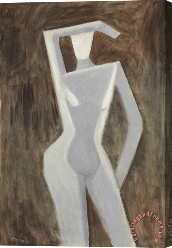 Milton Avery Gray Nude, 1957 Stretched Canvas Print / Canvas Art