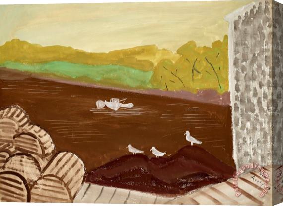 Milton Avery Harbor Gulls, 1948 Stretched Canvas Print / Canvas Art