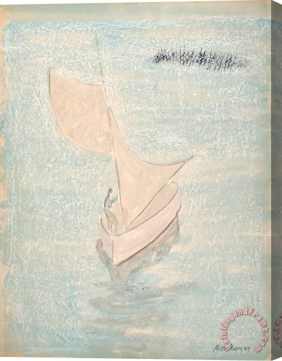 Milton Avery Hoisting Sail, 1957 Stretched Canvas Print / Canvas Art