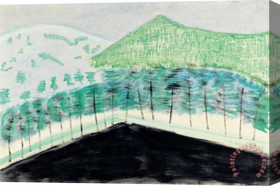 Milton Avery Lake in The Mountains, 1962 Stretched Canvas Painting / Canvas Art