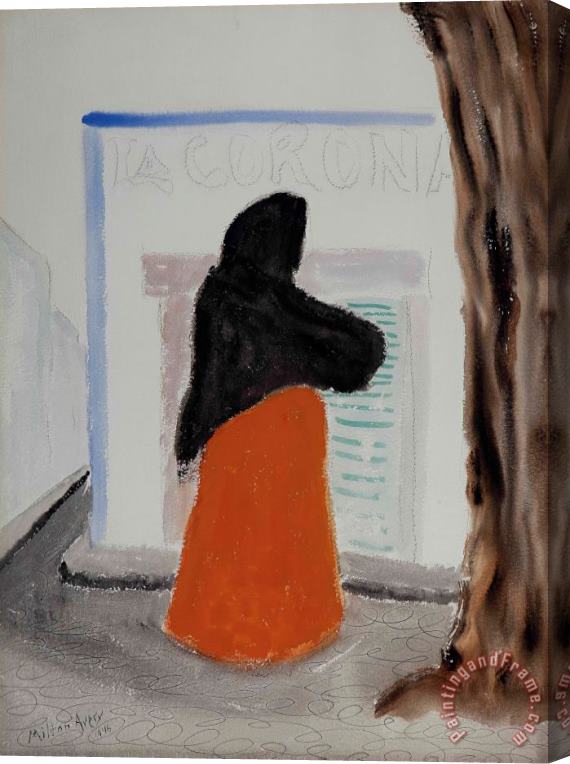 Milton Avery Mexican Woman Stretched Canvas Print / Canvas Art