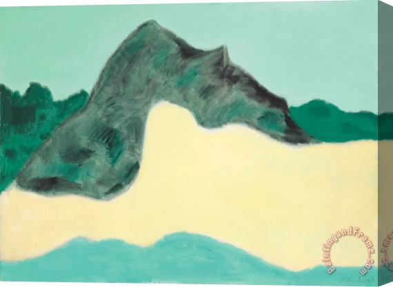 Milton Avery Pale Field, Dark Mountain, 1959 Stretched Canvas Print / Canvas Art