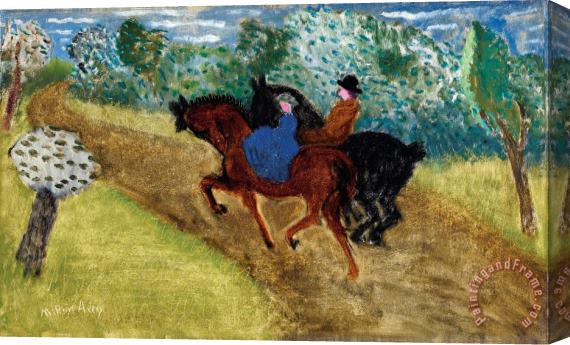 Milton Avery Riders, 1929 Stretched Canvas Painting / Canvas Art