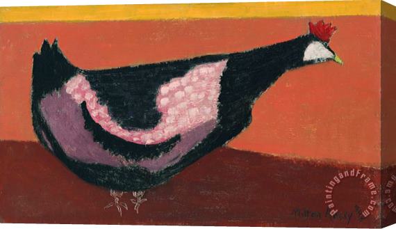 Milton Avery The Chicken, 1948 Stretched Canvas Print / Canvas Art