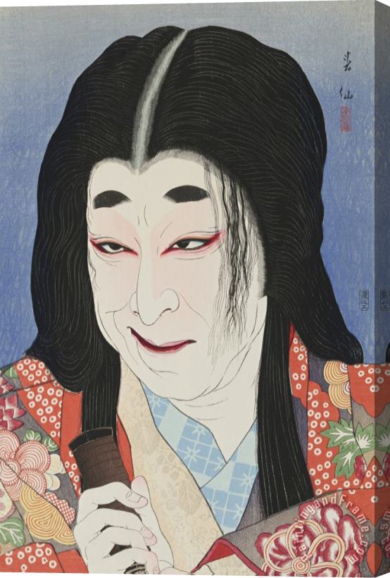 Natori Shunsen Nakamura Utayemon As Yodogimi Stretched Canvas Painting / Canvas Art