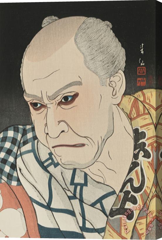 Natori Shunsen Onoye Matsusuke As Kohyoye Stretched Canvas Print / Canvas Art