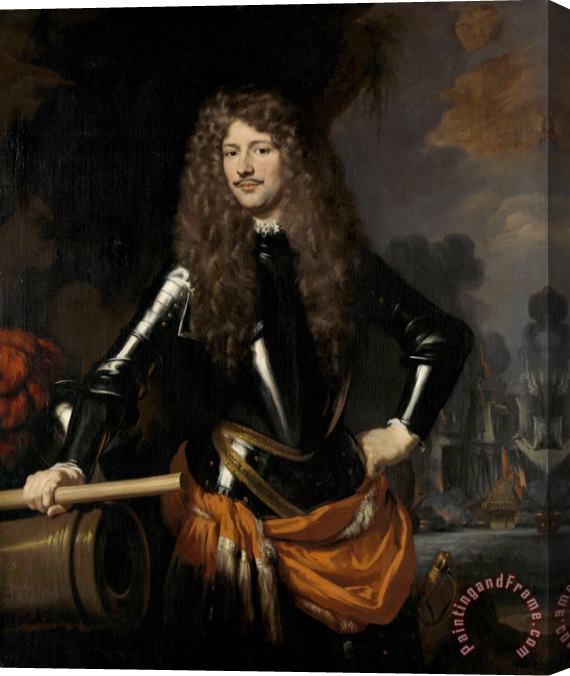 Nicolaes Maes Cornelis Evertsen, Lieutenant Admiral of Zeeland Stretched Canvas Painting / Canvas Art