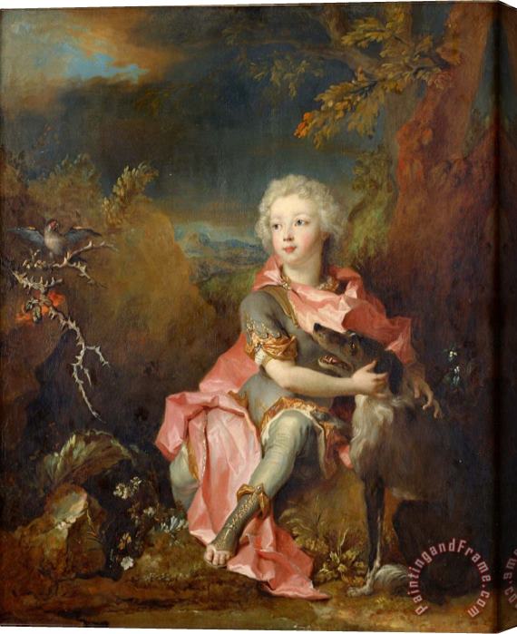 Nicolas de Largilliere Portrait of a Young Nobleman Stretched Canvas Print / Canvas Art