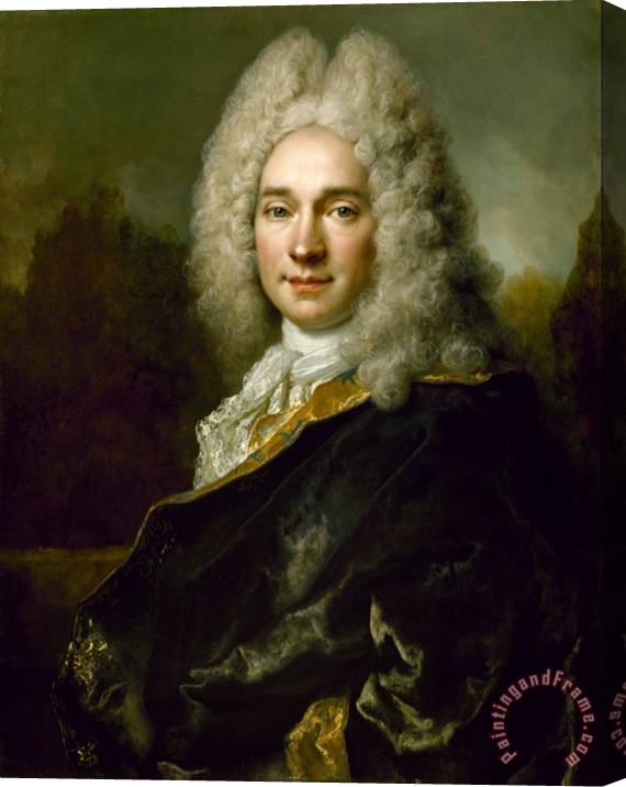 Nicolas de Largilliere Portrait of Pierre Cadeau De Mongazon Stretched Canvas Painting / Canvas Art