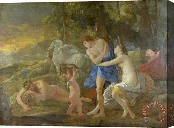 Nicolas Poussin Cephalus And Aurora Stretched Canvas Painting / Canvas Art