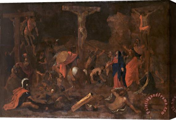 Nicolas Poussin The Crucifixion Stretched Canvas Print / Canvas Art