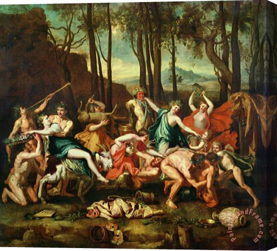 Nicolas Poussin The Triumph of Pan Stretched Canvas Painting / Canvas Art