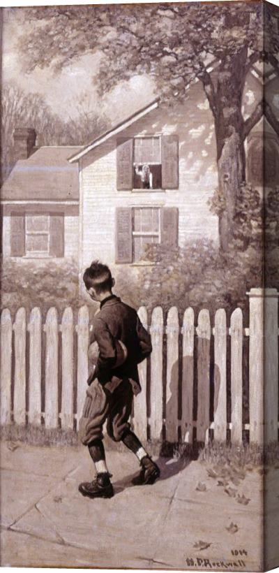 Norman Rockwell Boy with Mumps 1914 Stretched Canvas Painting / Canvas Art