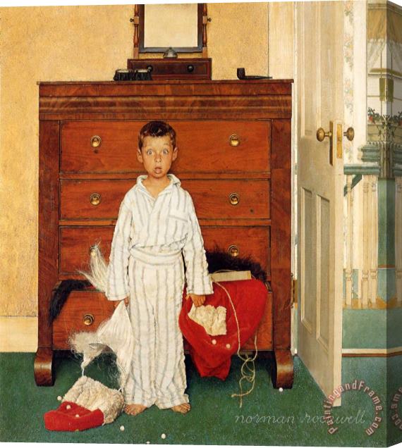 Norman Rockwell The Discovery Stretched Canvas Print / Canvas Art