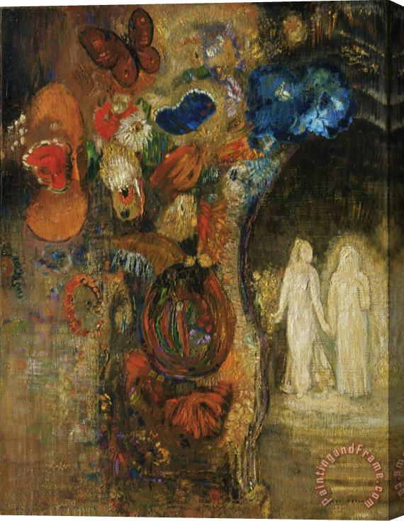 Odilon Redon Apparition Stretched Canvas Painting / Canvas Art