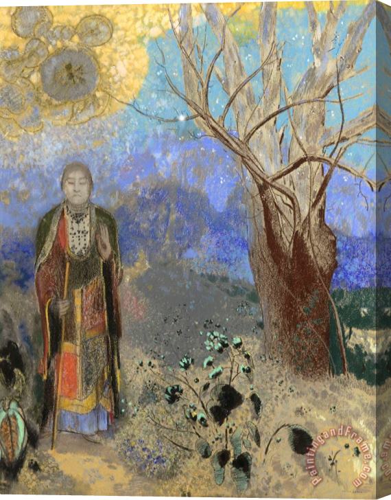 Odilon Redon Buddha Stretched Canvas Print / Canvas Art