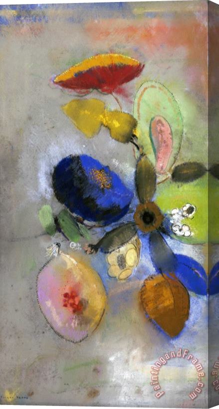 Odilon Redon Flowers Stretched Canvas Painting / Canvas Art
