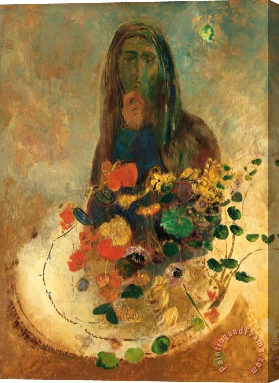 Odilon Redon Mystery Stretched Canvas Painting / Canvas Art