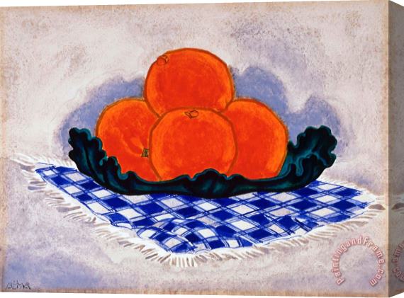 Oscar Bluemner Oranges Stretched Canvas Print / Canvas Art