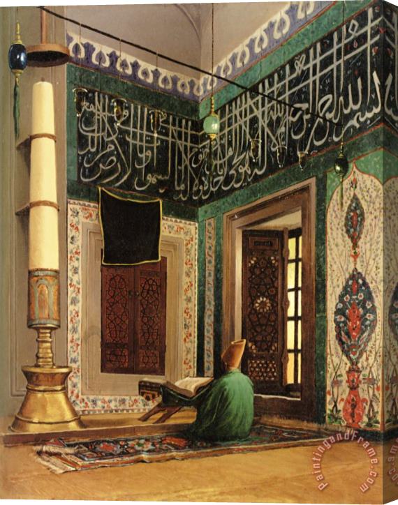 Osman Hamdy Bey Atik Valide Mosque, Uskudar Stretched Canvas Print / Canvas Art