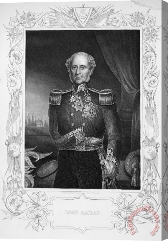 Others 1st Baron Of Raglan Stretched Canvas Print / Canvas Art