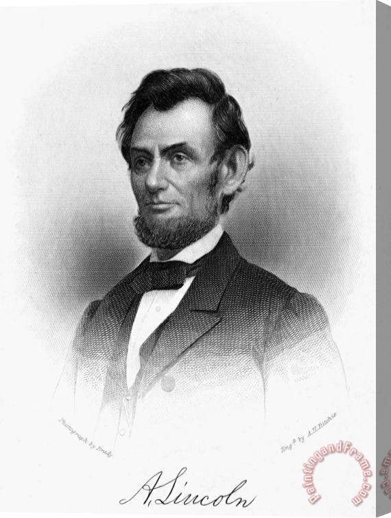 Others Abraham Lincoln Stretched Canvas Print / Canvas Art
