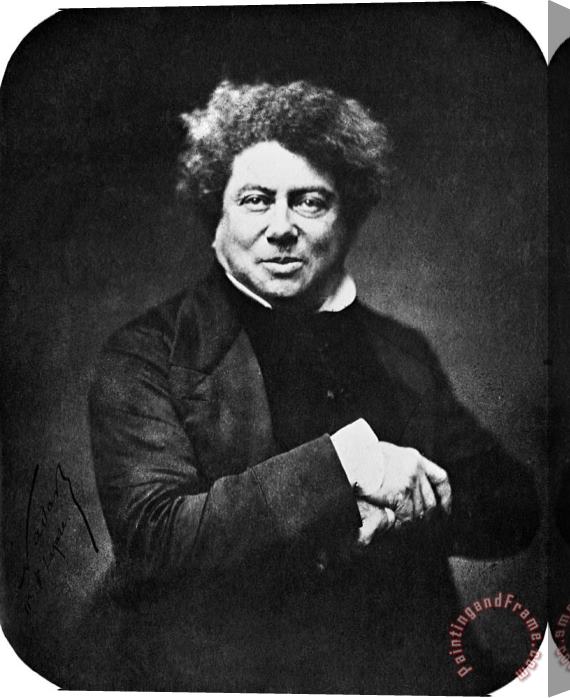 Others Alexandre Dumas (1802-1870) Stretched Canvas Painting / Canvas Art
