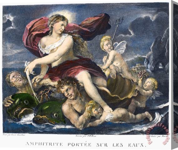 Others Amphitrite Stretched Canvas Print / Canvas Art