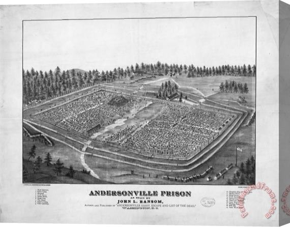Others Andersonville Prison, 1864 Stretched Canvas Print / Canvas Art