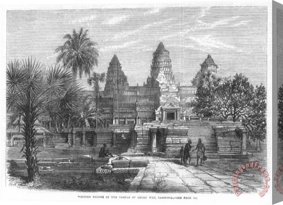Others Angkor Wat, Cambodia, 1868 Stretched Canvas Painting / Canvas Art