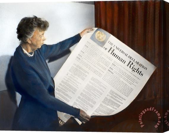 Others Anna Eleanor Roosevelt Stretched Canvas Painting / Canvas Art