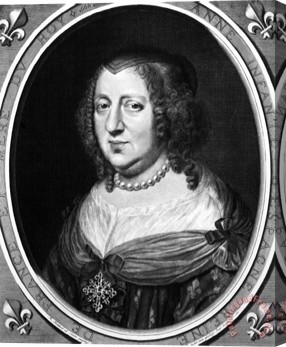 Others Anne Of Austria (1601-1666) Stretched Canvas Print / Canvas Art