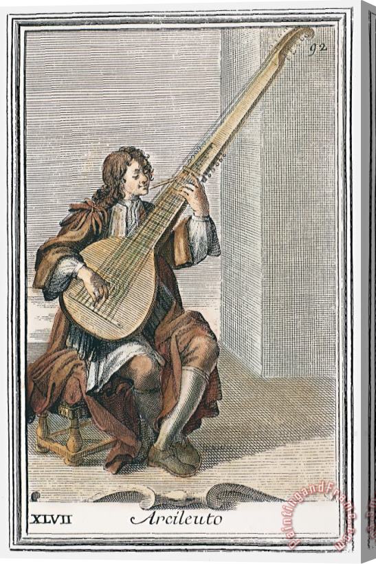 Others Archlute, 1723 Stretched Canvas Print / Canvas Art