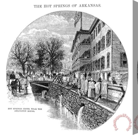 Others Arkansas: Hot Springs Stretched Canvas Painting / Canvas Art