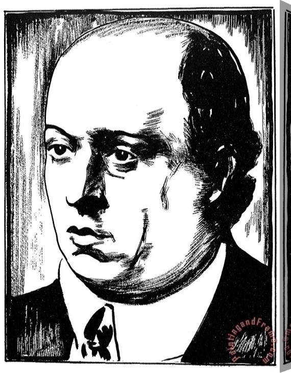 Others Arnold Schoenberg Stretched Canvas Print / Canvas Art