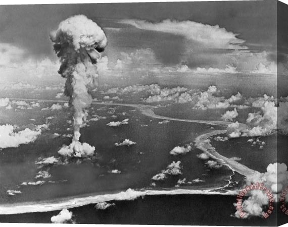 Others Atomic Bomb Test, 1946 Stretched Canvas Print / Canvas Art