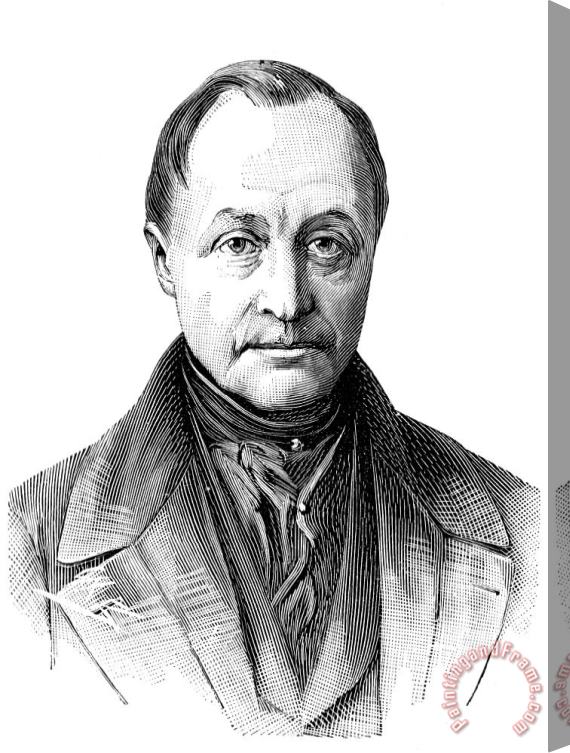 Others Auguste Comte (1798-1857) Stretched Canvas Print / Canvas Art