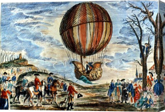 Others Ballooning, Paris, 1783 Stretched Canvas Painting / Canvas Art